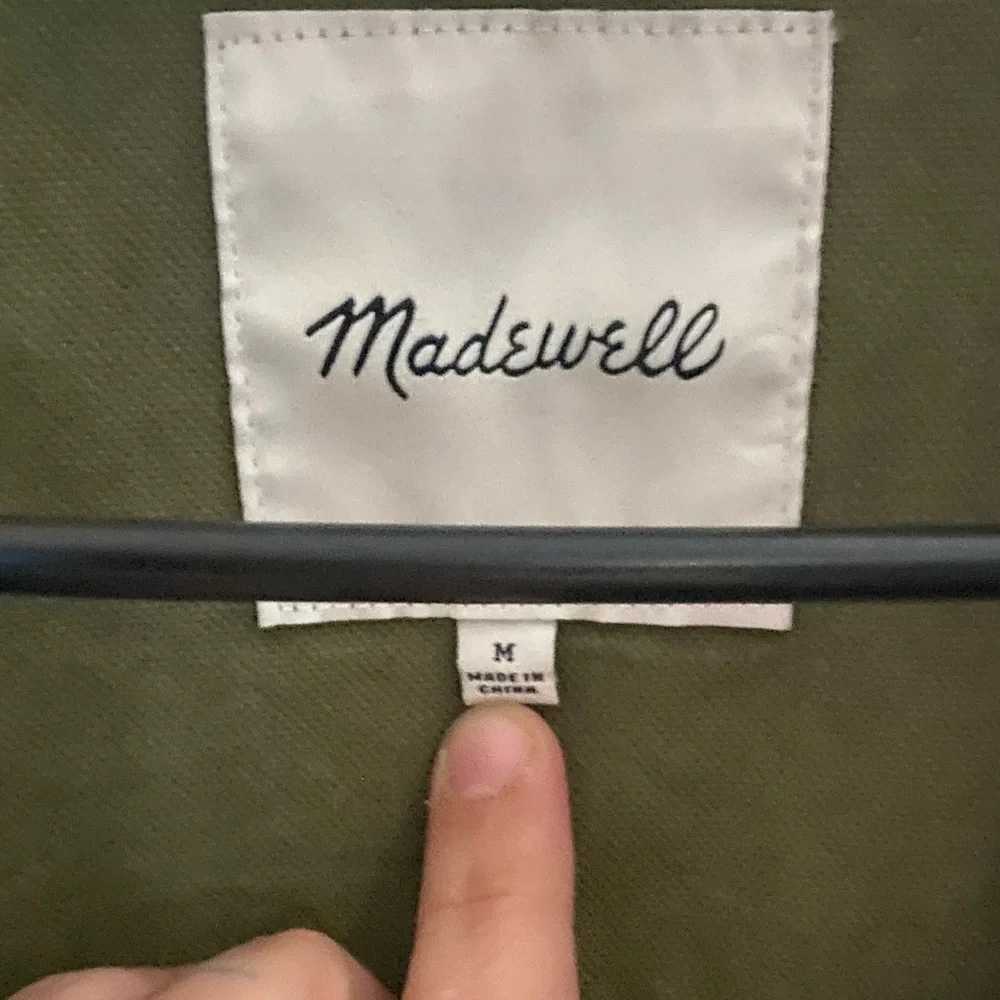 Madwell Heavy Army Green Jacket Medium - Picture 2 of 6